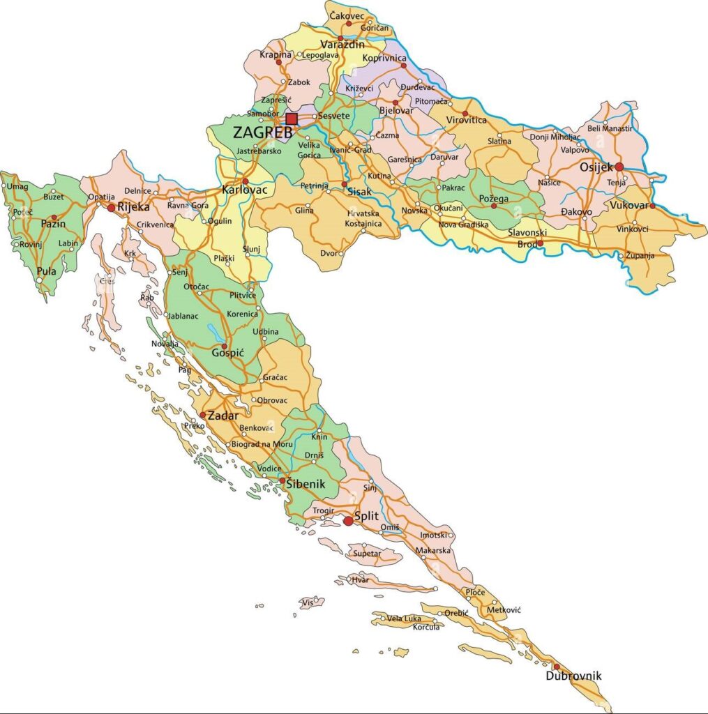Anreise nach Šibenik