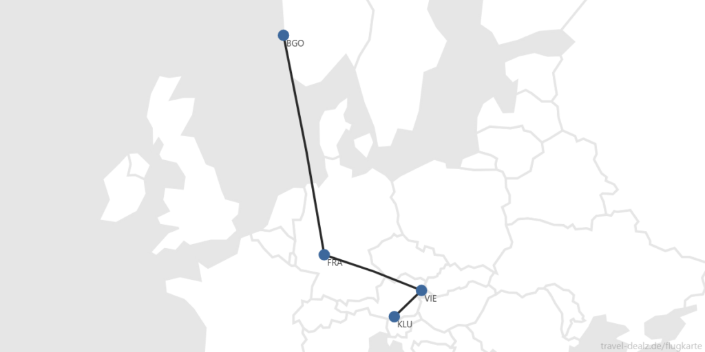 Anreise nach Bergen