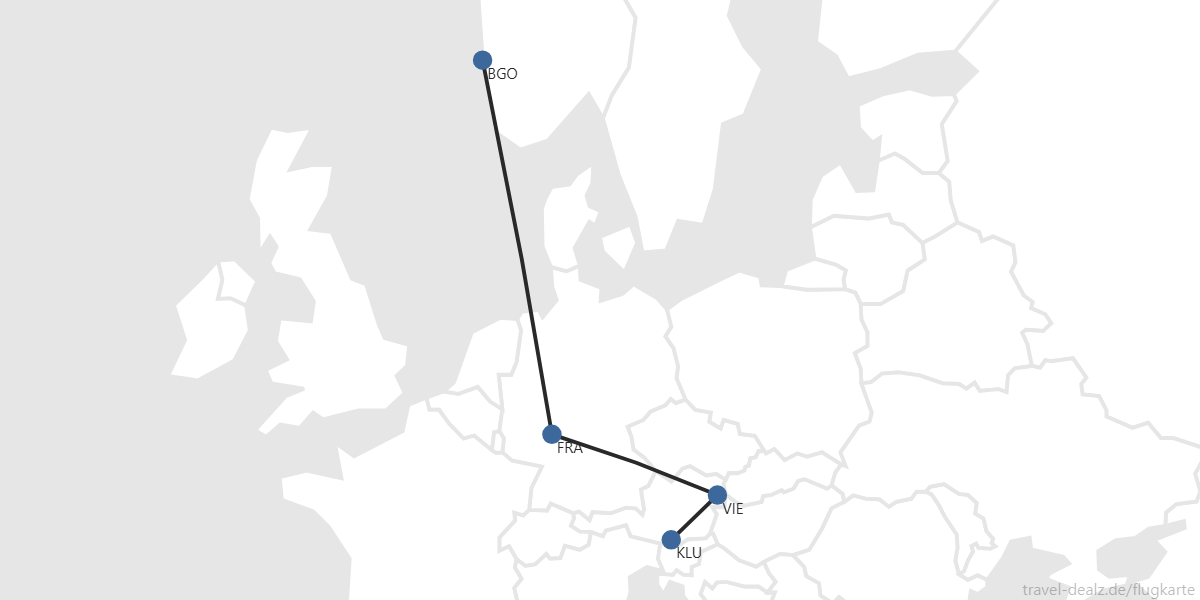 Anreise nach Bergen