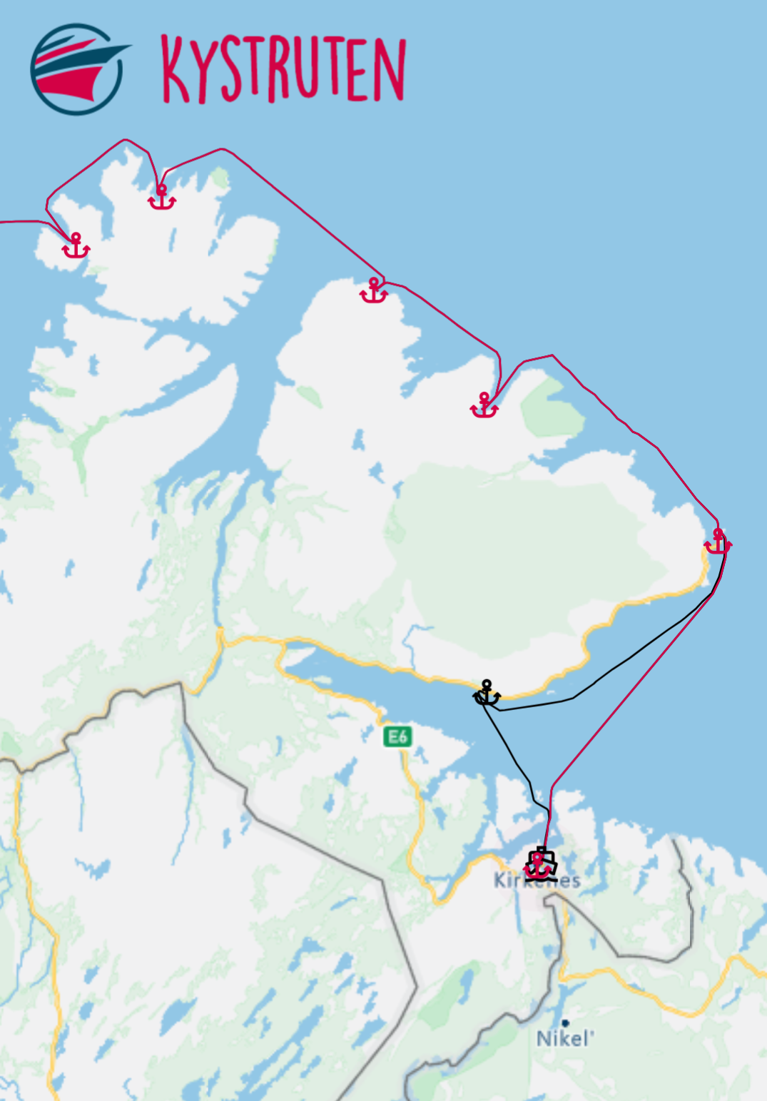Berlevåg  – Kirkenes  – Vardø  – Berlevåg
