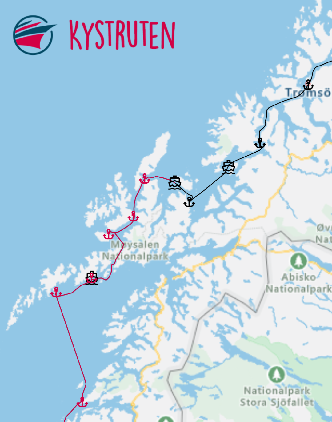 Tromsø  – Vesterålen  – Lofoten  – Bodø